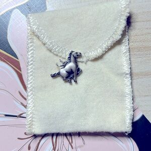Running horse charm